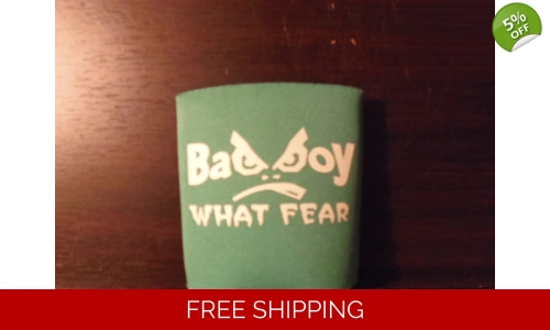 Bad Boy beer koozies Glow-n-dark